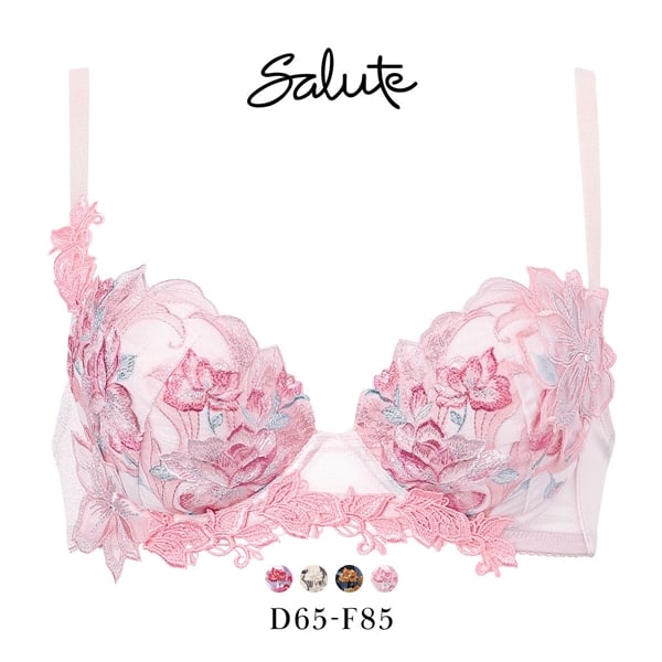 ワコール サルート 33グループ 33G P-UP ブラジャー DEF プッシュアップ 谷間 大きいサイズ Wacoal Salute BTJ433 26SSフェア