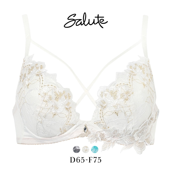 ワコール サルート 37グループ 37G VIVA LINE ブラジャー DEF ビバライン 谷間 Wacoal Salute BTJ437 26SSブルーム