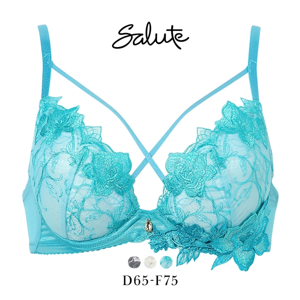 ワコール サルート 37グループ 37G VIVA LINE ブラジャー DEF ビバライン 谷間 Wacoal Salute BTJ437 26SSブルーム