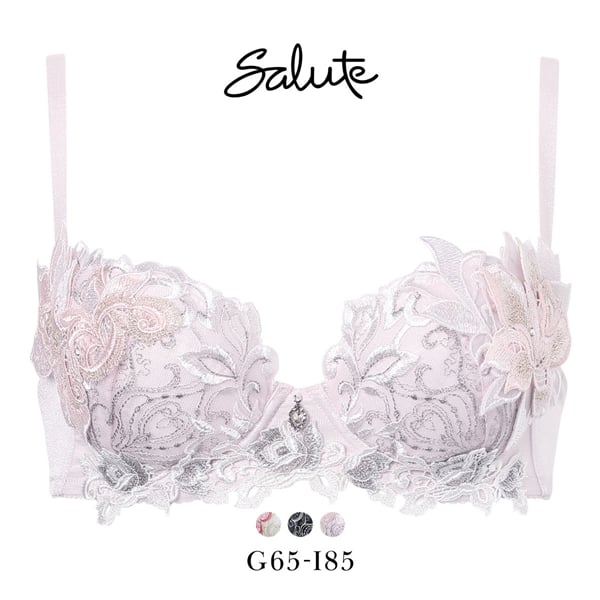 ワコール サルート 38グループ 38G P-UP ブラジャー プッシュアップ GHI 谷間 大きいサイズ Wacoal Salute BTJ438 26SSブライト