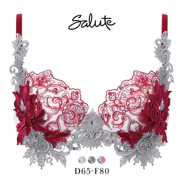 ワコール サルート 42グループ 42G P-UP ブラジャー DEF プッシュアップ 谷間 BTJ442 下着 Wacoal Salute 26AW先行プレステージ
