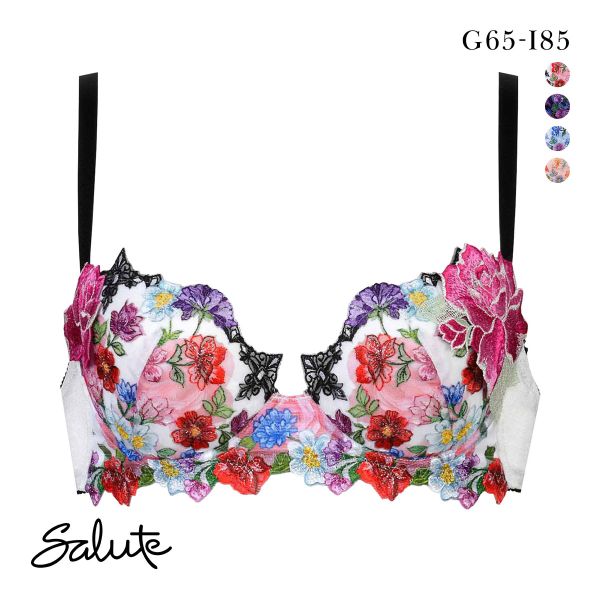 ワコール サルート 60グループ 60G P-UP ブラジャー プッシュアップ GHI 谷間 大きいサイズ Wacoal Salute BTJ460 24AWシーズン