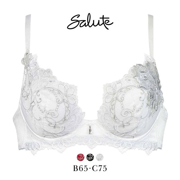 ワコール サルート 70グループ 70G VIVA LINE ブラジャー BC ビバライン 谷間 Wacoal Salute BTJ470 24AWブルーム