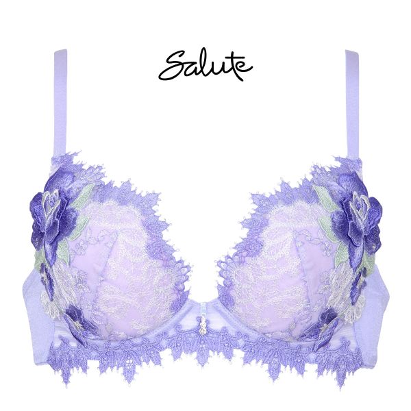 ワコール Wacoal サルート Salute 40周年 84G 23SS BTJ484 VIVA LINE ブラジャー DEF ビバライン 谷間 単品