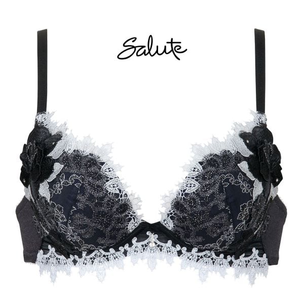 ワコール Wacoal サルート Salute 40周年 84G 23SS BTJ484 VIVA LINE ブラジャー DEF ビバライン 谷間 単品