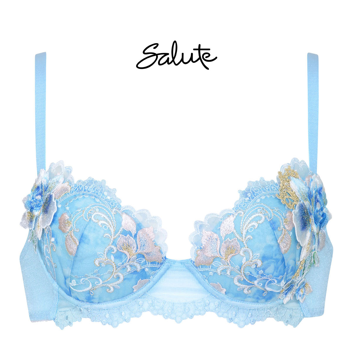 サルート 91G セット ワコール/サルート 91G リッチヴェールブラ T