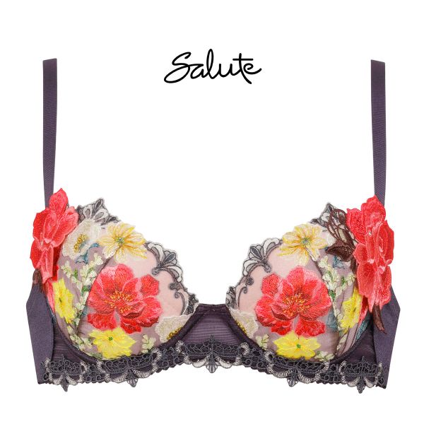 ワコール Wacoal サルート Salute 23AW 93G BTJ493 P-UP ブラジャー BC プッシュアップ 単品 谷間 フェア