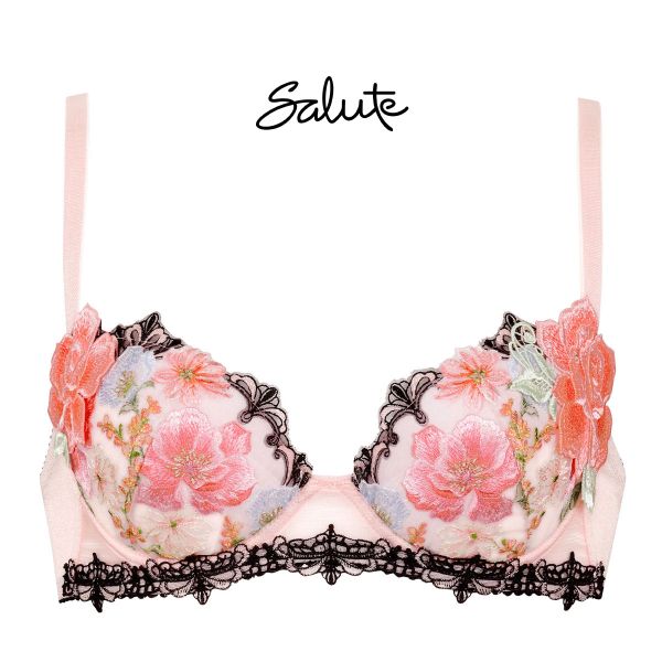 ワコール Wacoal サルート Salute 23AW 93G BTJ493 P-UP ブラジャー BC プッシュアップ 単品 谷間 フェア