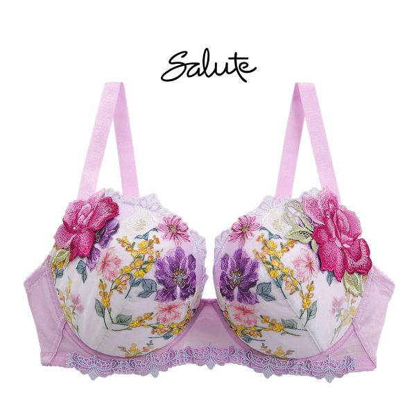 ワコール Wacoal サルート Salute 23AW 93G BTJ493 P-UP ブラジャー GHI プッシュアップ 単品 谷間 フェア