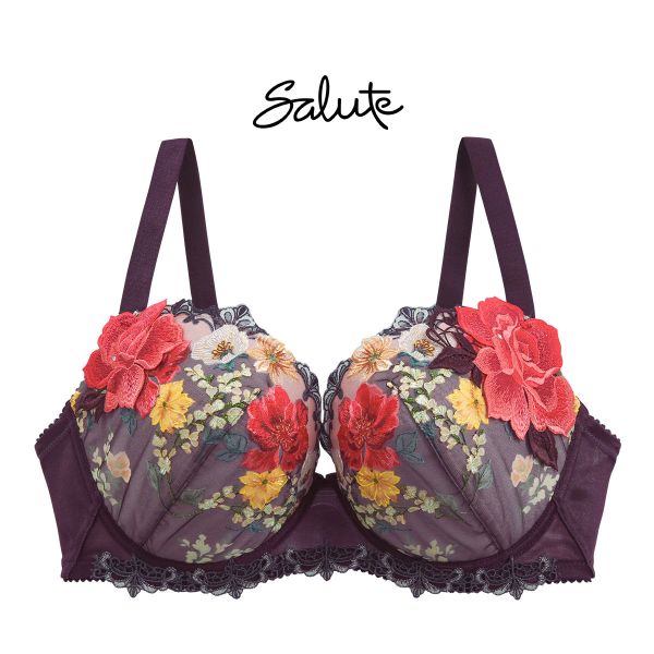 ワコール Wacoal サルート Salute 23AW 93G BTJ493 P-UP ブラジャー GHI プッシュアップ 単品 谷間 フェア