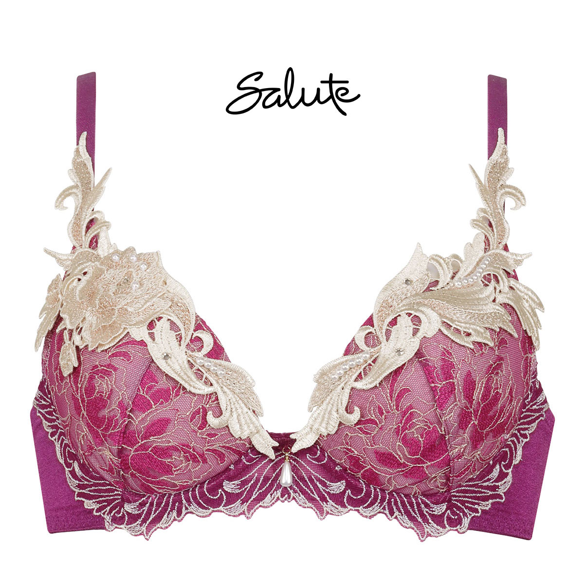 サルート F65/M 56G RP ビバラインブラ サルート Salute ブラジャー VIVA LINEブラ ビバラインブラ 3/4