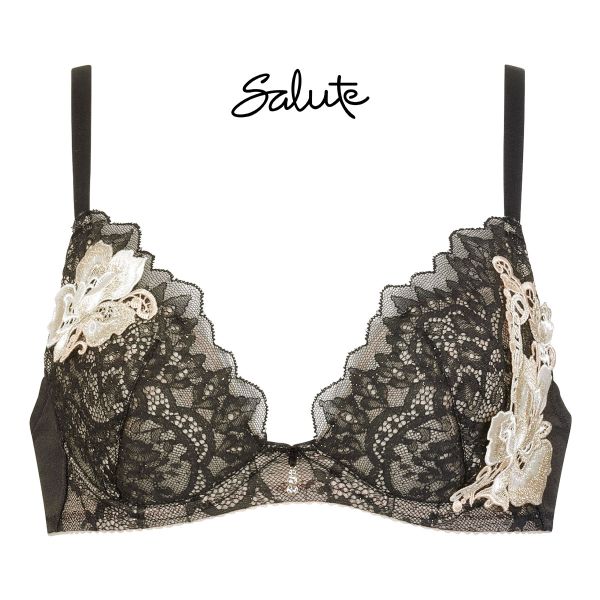 ワコール Wacoal サルート Salute 23AW 95G BTJ495 VIVA LINE ブラジャー DEF ビバライン 谷間 単品 ブルーム