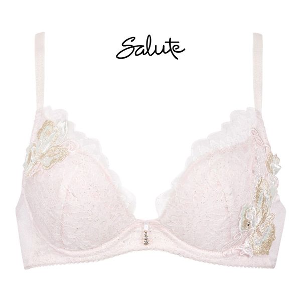 ワコール Wacoal サルート Salute 23AW 95G BTJ495 VIVA LINE ブラジャー DEF ビバライン 谷間 単品 ブルーム