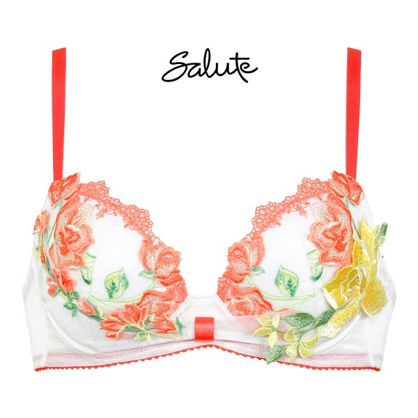 ワコール Wacoal サルート Salute 11G BTJ711 リボンブラ ブラジャー C 単品 24AW先行 コア