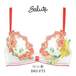ワコール Wacoal サルート Salute 11G BTJ711 リボンブラ ブラジャー DEF 大きいサイズ 単品 24AW先行 コア