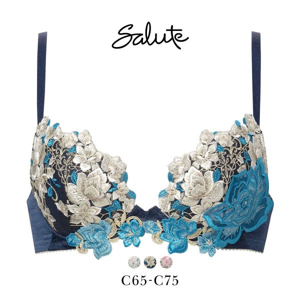 ワコール サルート 16グループ 16G フロントエックスプラス ブラジャー C 谷間 Wacoal Salute BTJ716 FRONT-X＋ 25SSシーズン