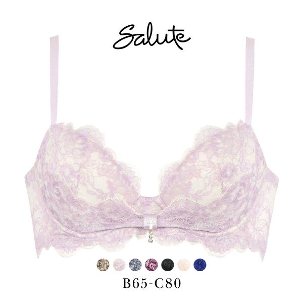 ワコール Wacoal サルート Salute 20G BTJ120 BTJ720 リボンブラ ブラジャー BC 単品 脇高