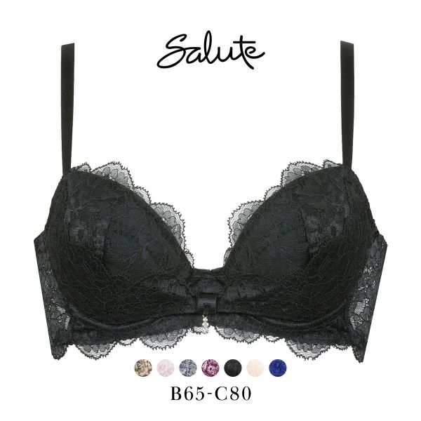 ワコール Wacoal サルート Salute 20G BTJ120 BTJ720 リボンブラ ブラジャー BC 単品 脇高