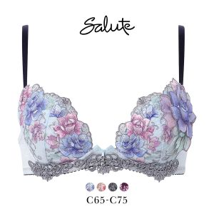 ワコール サルート 23グループ 23G フロントエックスプラス ブラジャー C 谷間 Wacoal Salute BTJ723 FRONT-X＋ 25AWフェア
