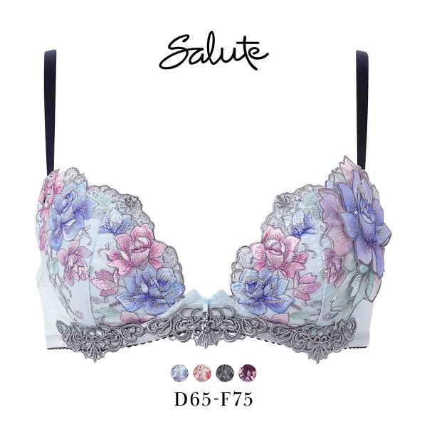 ワコール サルート 23グループ 23G フロントエックスプラス ブラジャー DEF 谷間 Wacoal Salute BTJ723 FRONT-X＋ 25AWフェア
