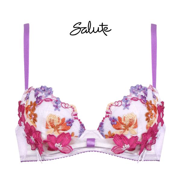 ワコール Wacoal サルート Salute 23SS先行コア 81G BTJ481 BTJ781 リボンブラ ブラジャー C 単品