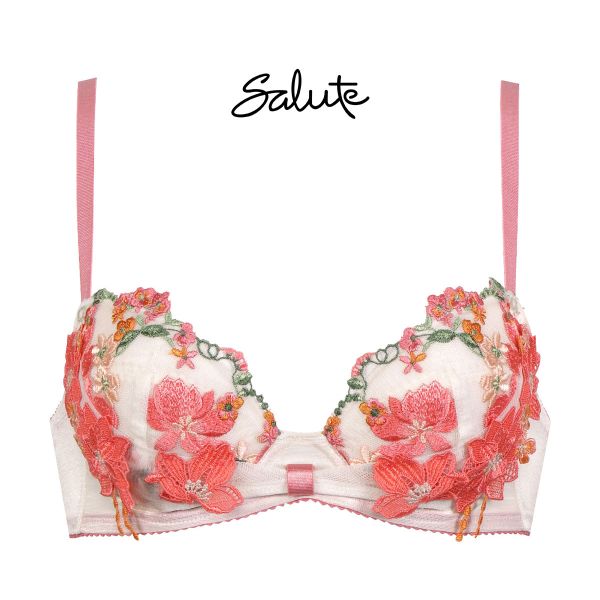 ワコール Wacoal サルート Salute 23SS先行コア 81G BTJ481 BTJ781 リボンブラ ブラジャー C 単品