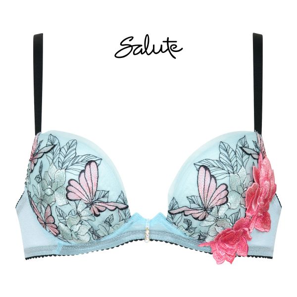 ワコール Wacoal サルート Salute 23SSフェア 83G BTJ783 FRONT-X＋ フロントエックスプラス ブラジャー DEF 谷間