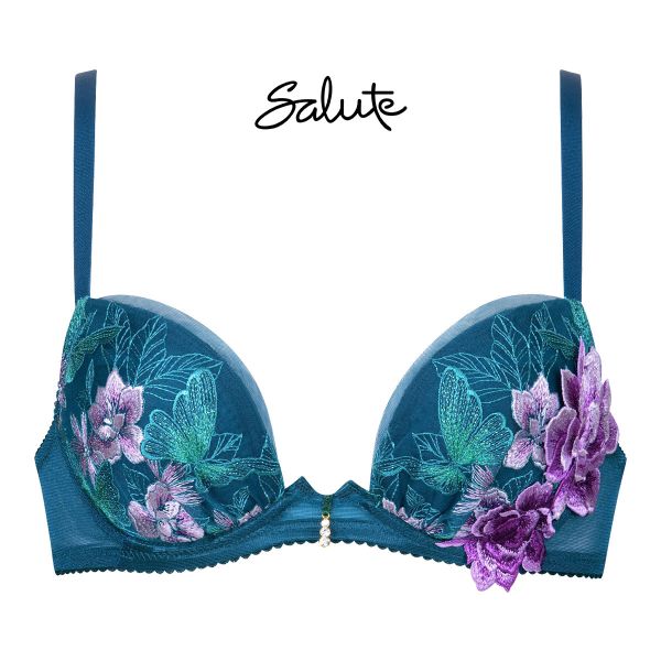 ワコール Wacoal サルート Salute 23SSフェア 83G BTJ783 FRONT-X＋ フロントエックスプラス ブラジャー DEF 谷間