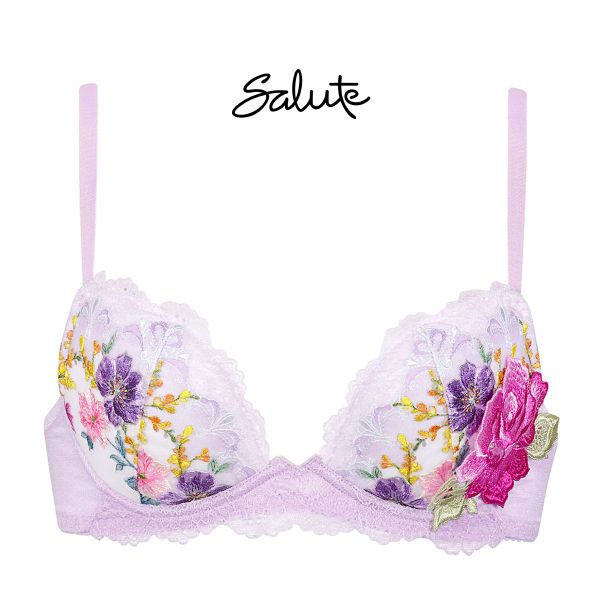 ワコール Wacoal サルート Salute 23AW 93G BTJ793 FRONT-X＋ フロントエックスプラス ブラジャー C 谷間 単品 フェア