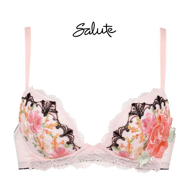 ワコール Wacoal サルート Salute 23AW 93G BTJ793 FRONT-X＋ フロントエックスプラス ブラジャー DEF 谷間 単品 フェア