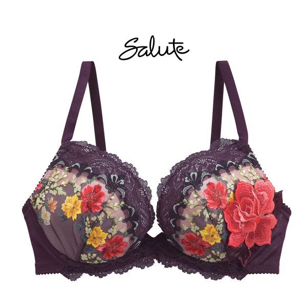 ワコール Wacoal サルート Salute 23AW 93G BTJ793 FRONT-X＋ フロントエックスプラス ブラジャー G 谷間 単品 フェア