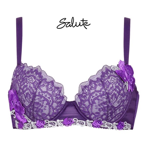 ワコール Wacoal サルート Salute 23AW 95G BTJ495 女優Bra ブラジャー DEF 単品 デコルテ 谷間 リフトアップ ブルーム