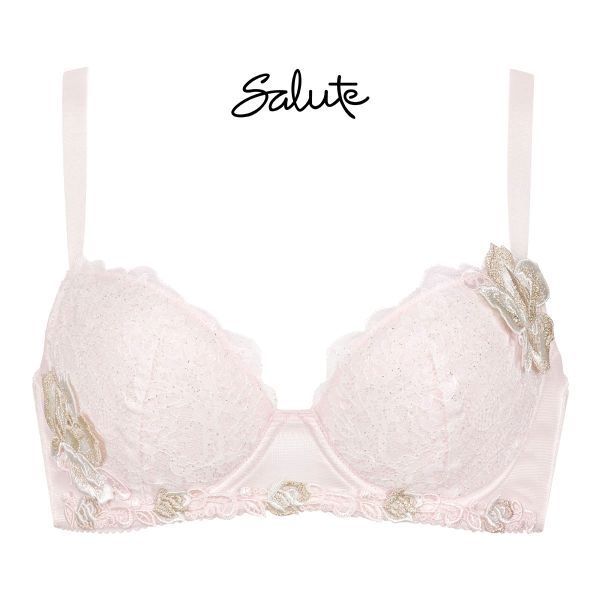 ワコール Wacoal サルート Salute 23AW 95G BTJ495 女優Bra ブラジャー DEF 単品 デコルテ 谷間 リフトアップ ブルーム