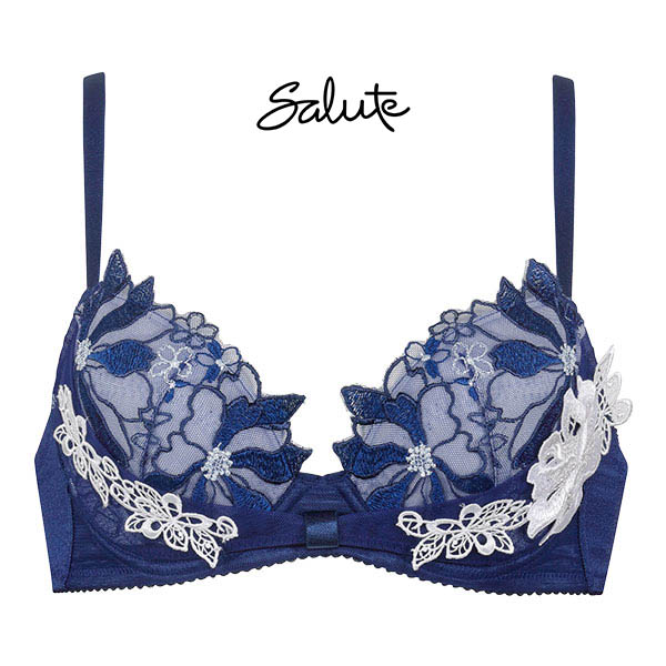 ワコール Wacoal サルート Salute 23AW 96G BTJ796 リボンブラ ブラジャー G 単品 シーズン(KO-コン-G65)