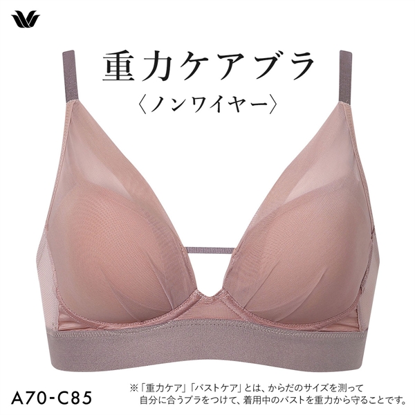 ワコール 重力ケアブラ ノンワイヤー シンプルタイプ BXB114 ブラジャー ABC Wacoal