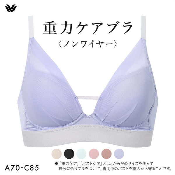ワコール 重力ケアブラ ノンワイヤー シンプルタイプ BXB114 ブラジャー ABC Wacoal