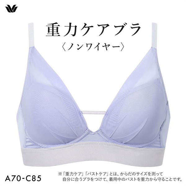 ワコール 重力ケアブラ ノンワイヤー シンプルタイプ BXB114 ブラジャー ABC Wacoal