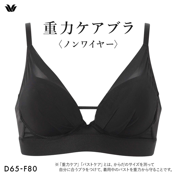 ワコール 重力ケアブラ ノンワイヤー シンプルタイプ BXB114 ブラジャー DEF Wacoal 大きいサイズ