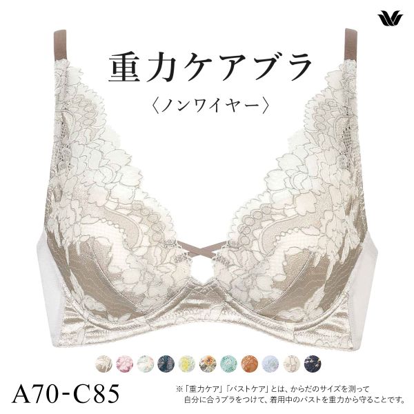 ワコール Wacoal 重力ケアブラ ノンワイヤー BXB194 ブラジャー ABC 単品