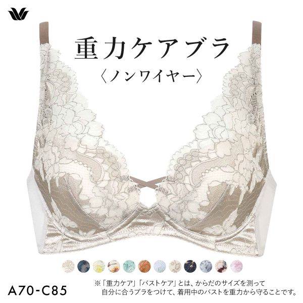 ワコール Wacoal 重力ケアブラ ノンワイヤー BXB194 ブラジャー ABC 単品