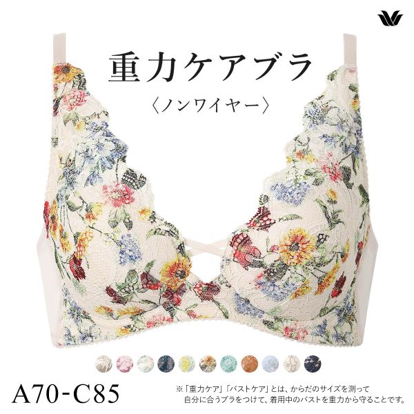 ワコール Wacoal 重力ケアブラ ノンワイヤー BXB194 ブラジャー ABC 単品