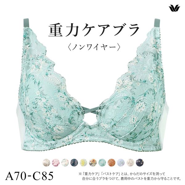 ワコール Wacoal 重力ケアブラ ノンワイヤー BXB194 ブラジャー ABC 単品