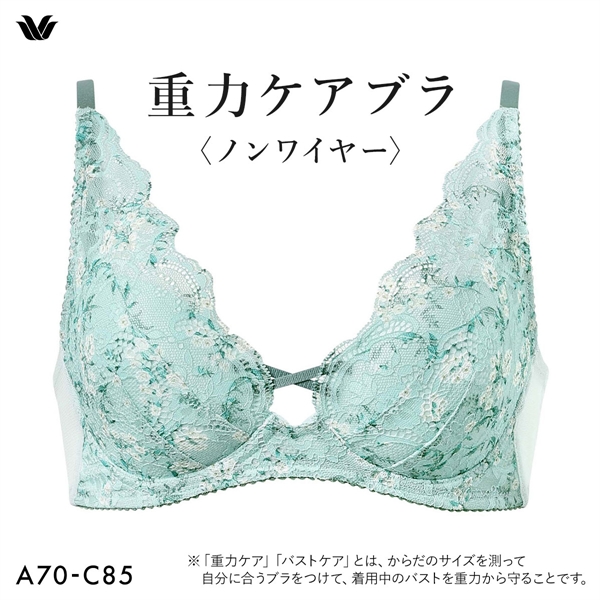 ワコール Wacoal 重力ケアブラ ノンワイヤー BXB194 ブラジャー ABC