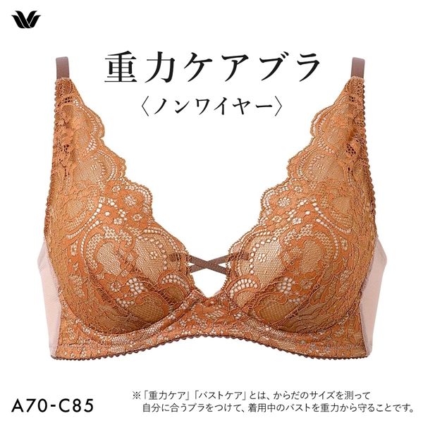 ワコール Wacoal 重力ケアブラ ノンワイヤー BXB194 ブラジャー ABC