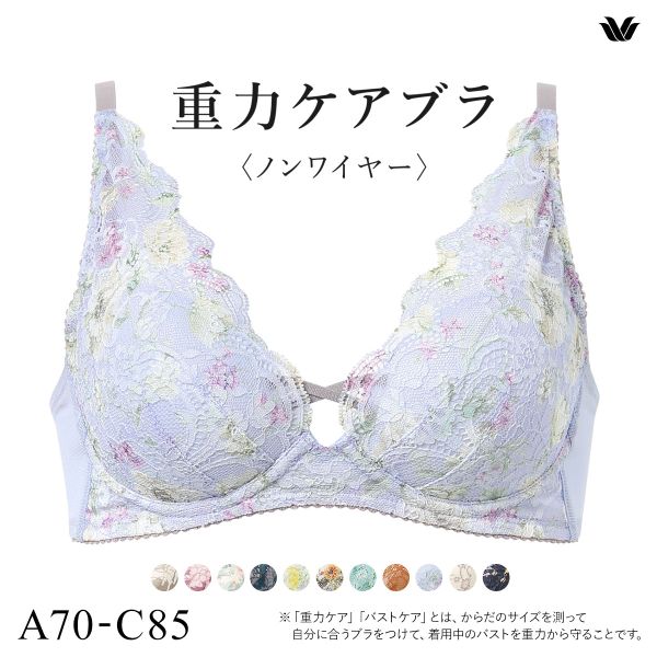 ワコール Wacoal 重力ケアブラ ノンワイヤー BXB194 ブラジャー ABC 単品