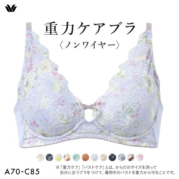 ワコール Wacoal 重力ケアブラ ノンワイヤー BXB194 ブラジャー ABC