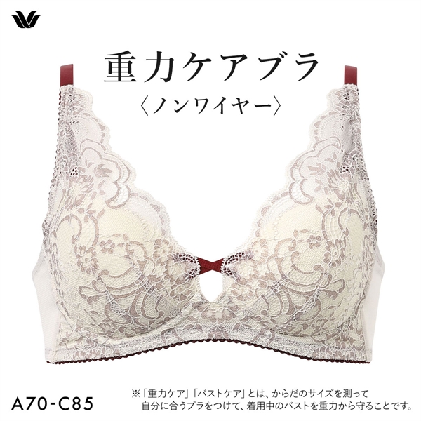 ワコール Wacoal 重力ケアブラ ノンワイヤー BXB194 ブラジャー ABC