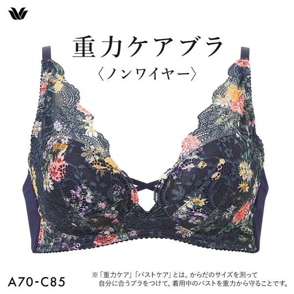ワコール Wacoal 重力ケアブラ ノンワイヤー BXB194 ブラジャー ABC