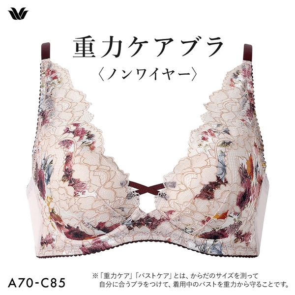 ワコール Wacoal 重力ケアブラ ノンワイヤー BXB194 ブラジャー ABC