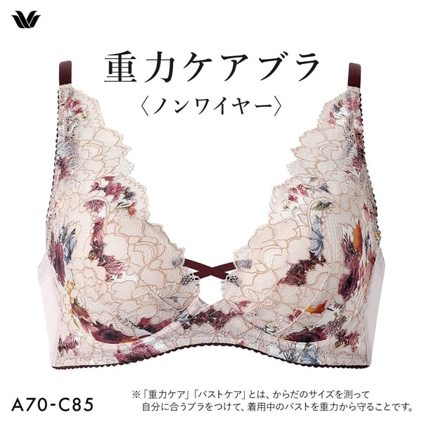 ワコール Wacoal 重力ケアブラ ノンワイヤー BXB194 ブラジャー ABC